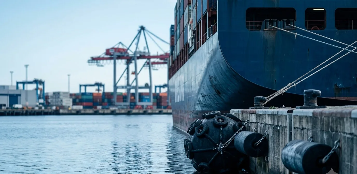 Defensas marinas y topes de muelle: tipos y guía de selección