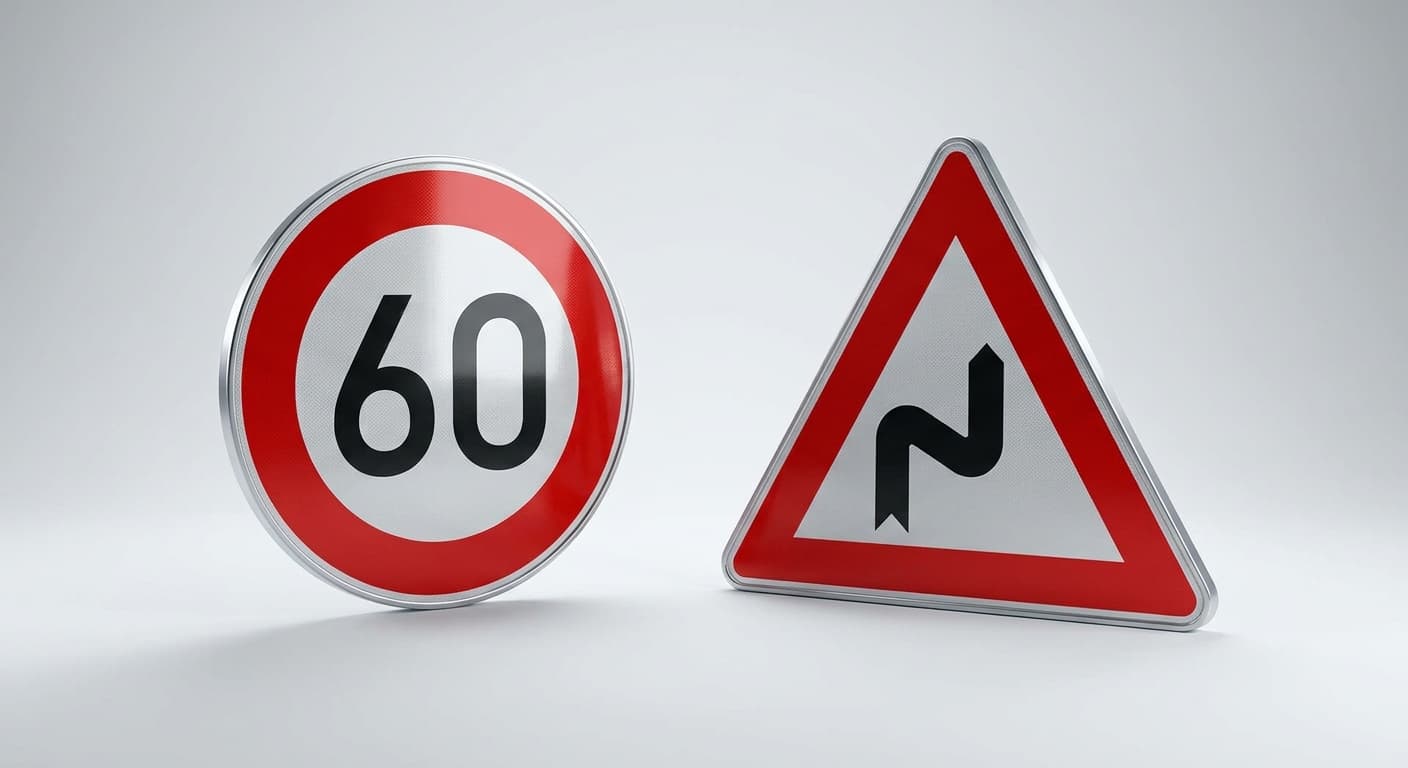 Panneaux Réglementaires et d'Avertissement