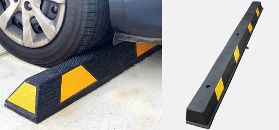 Butoirs de roue et arrêts de voiture