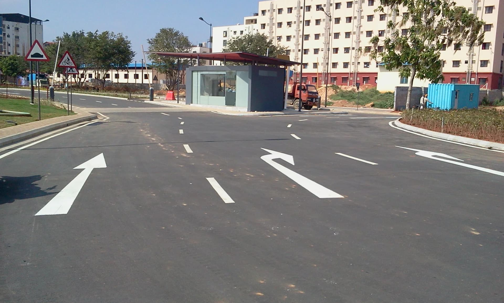 Pedestrian Crossing Marking - Zebra crossings, school zone markings, and pedestrian safety solutions with high-visibility thermoplastic materials.