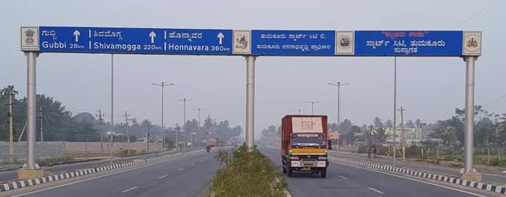 Traffic Signages - MORTH-compliant regulatory, cautionary, informatory signs, highway direction signs, and photoluminescent emergency signs.